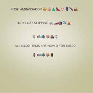 All $4 items are now 3 for $10